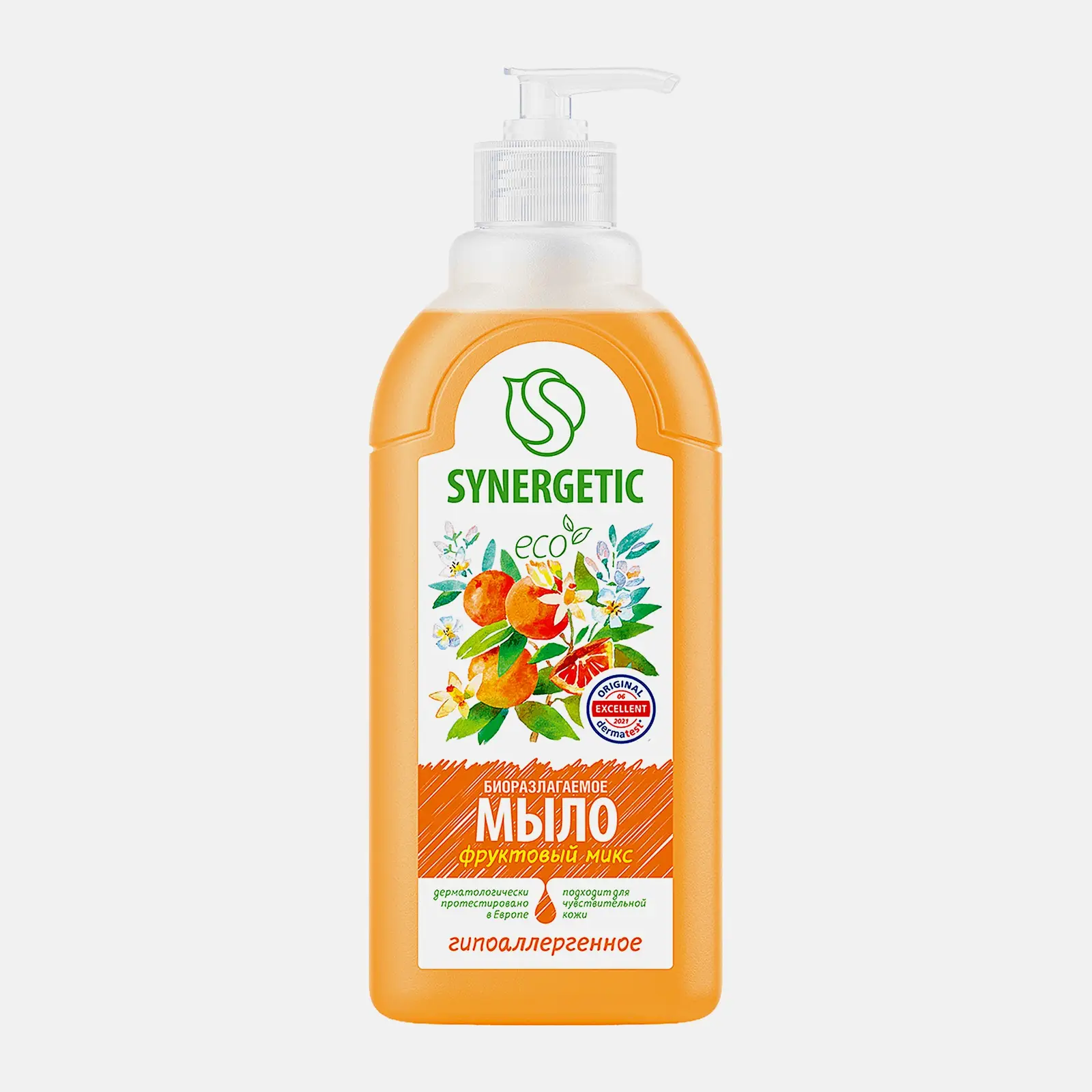 Жидкое мыло Synergetic Фруктовый микс 500мл