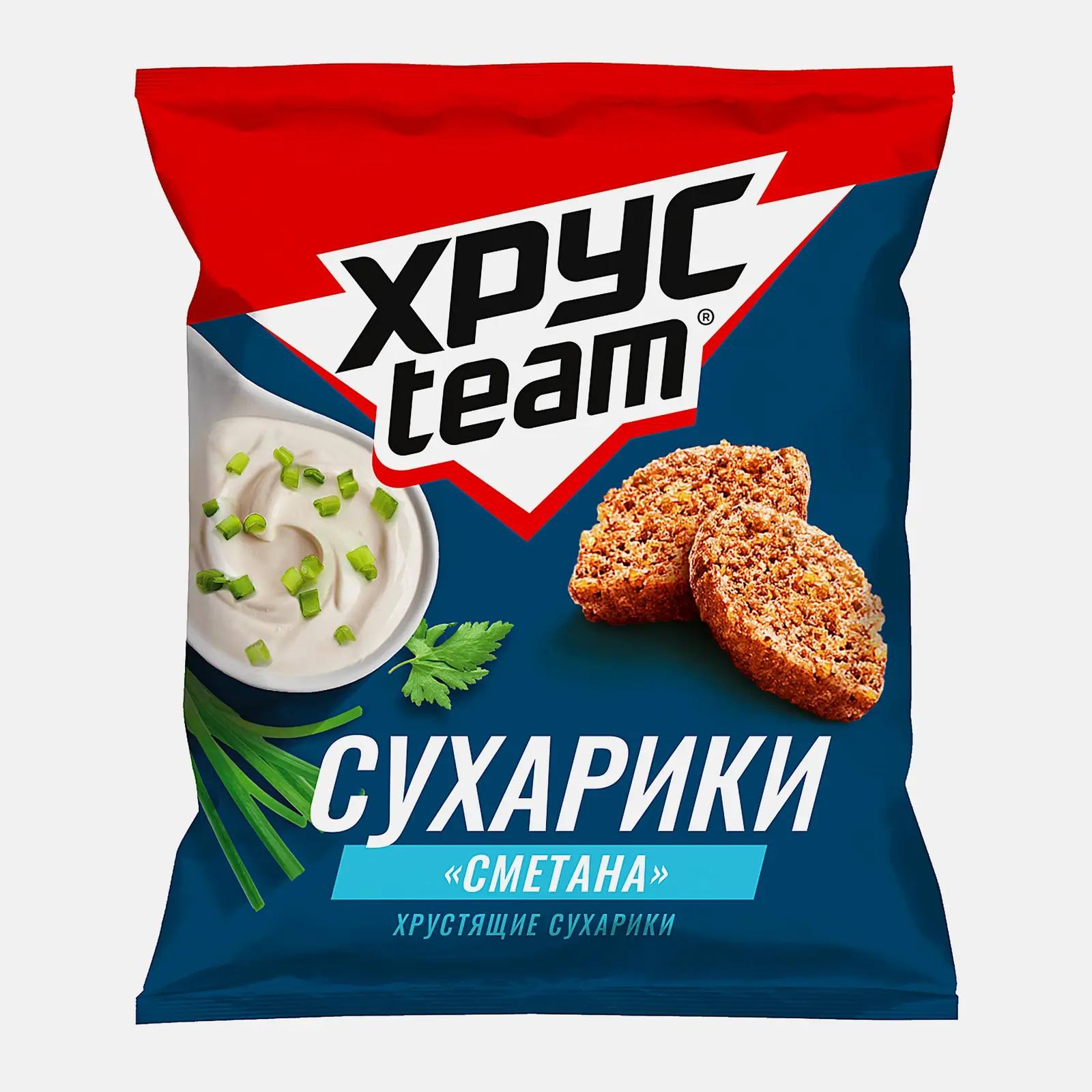 Сухарики Хрусteam Сметана 40г Сухарики Хрусteam Сметана 40г