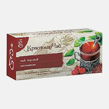 Чёрный чай с шиповником Краснодарский 25пак