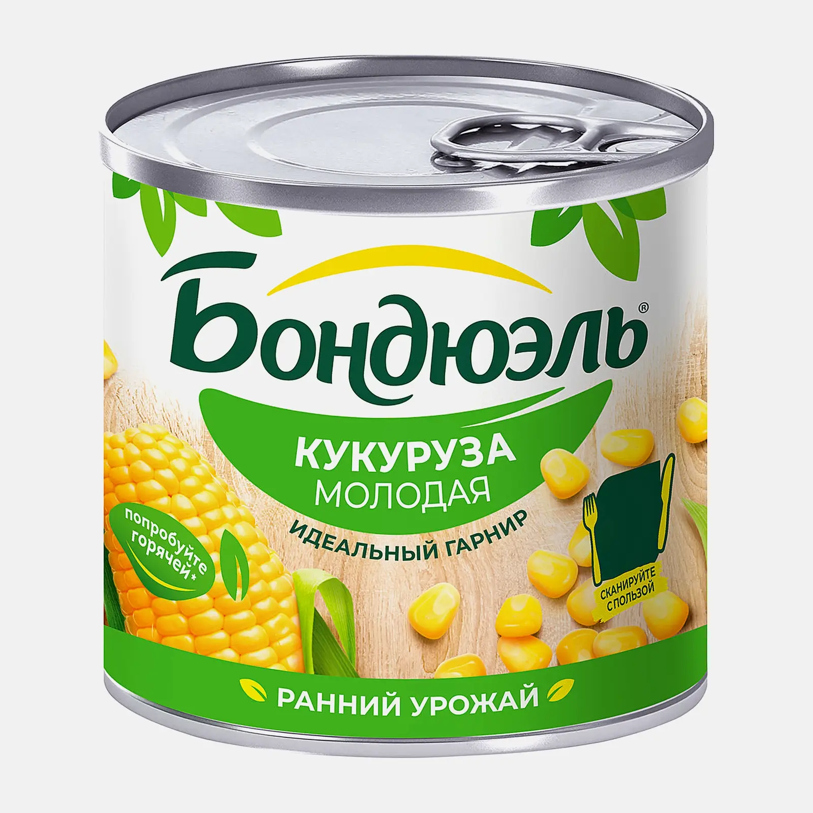 Кукуруза Бондюэль молодая 170г Кукуруза Бондюэль молодая 170г