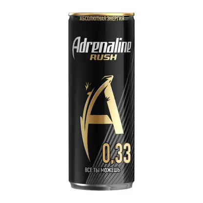 Изображение товара Энергетический напиток Adrenaline Rush 330 мл жестяная банка