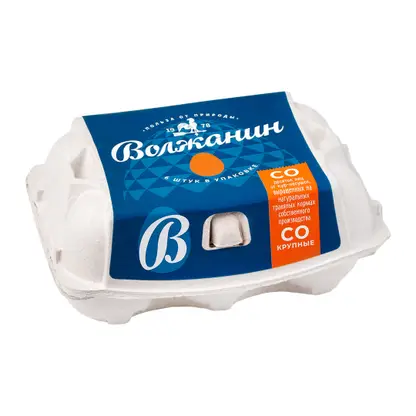 Изображение товара Яйцо куриное Волжанин С0 6шт