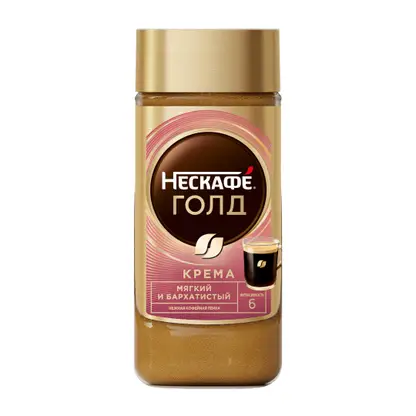 Изображение товара Кофе растворимый Nescafe Gold Crema 170г