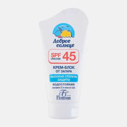 Крем-блок Floresan от загара SPF45 125мл