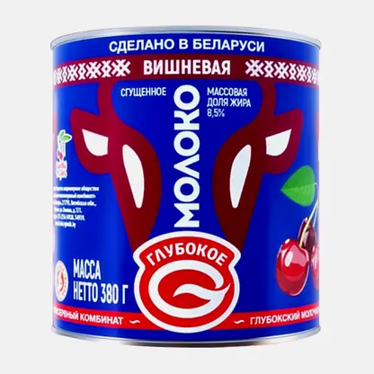 Молоко сгущенное Глубокое Черри-бренди 380г
