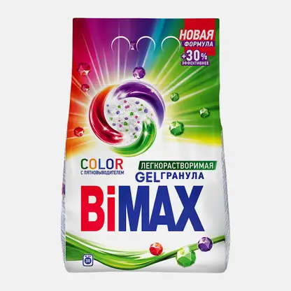 Стиральный порошок Bimax Color для цветных тканей автомат 4.5кг