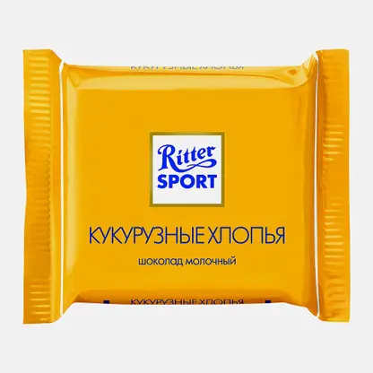 Шоколад молочный кукурузные хлопья Ritter Sport 16.67г