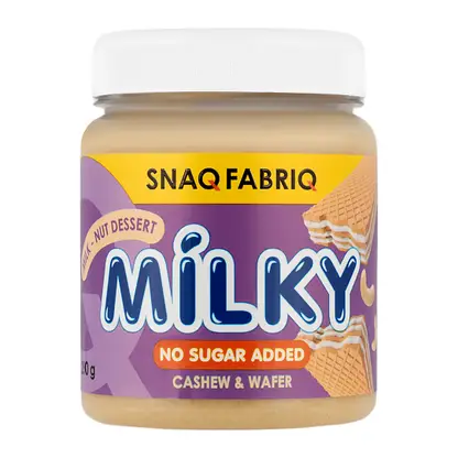 Изображение товара Паста Snaq Fabriq молочно-ореховая с вафлей без сахара 250г