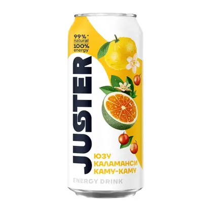 Изображение товара Энергетический напиток юзу-каламанси-каму-каму Juster 450мл