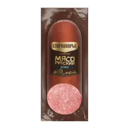 Изображение товара Сервелат Мясорубский варено-копченый Стародворье 350г