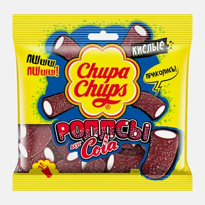 Жевательный мармелад со вкусом колы Chupa Chups 150г