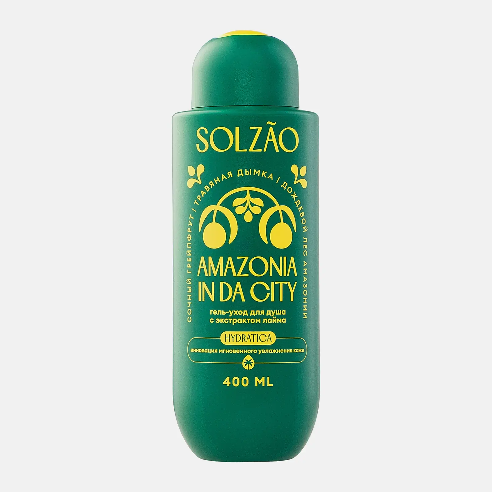 Гель-уход для душа Solzao с экстрактом лайма 400мл