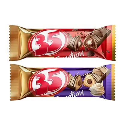 Изображение товара Конфеты 35 с шоколадной/сливочной начинкой