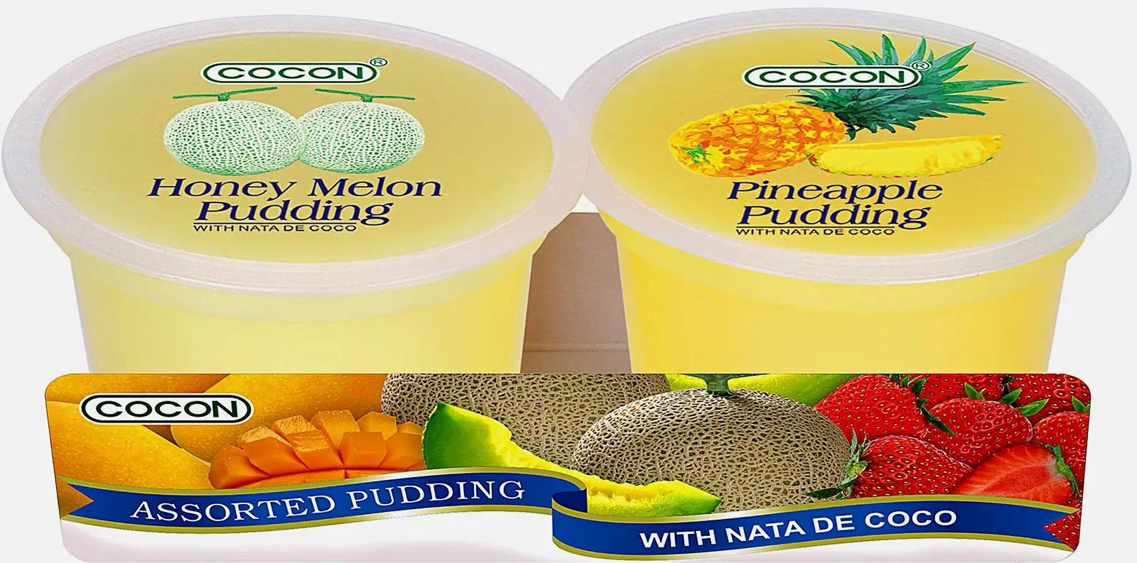 Изображение товара Пудинг Cocon мед дыня-ананас 118г