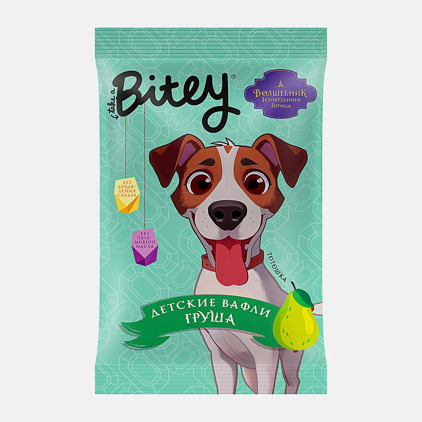 Вафли Груша-брокколи без сахара Take A Bitey 35г Вафли Груша-брокколи без сахара Take A Bitey 35г