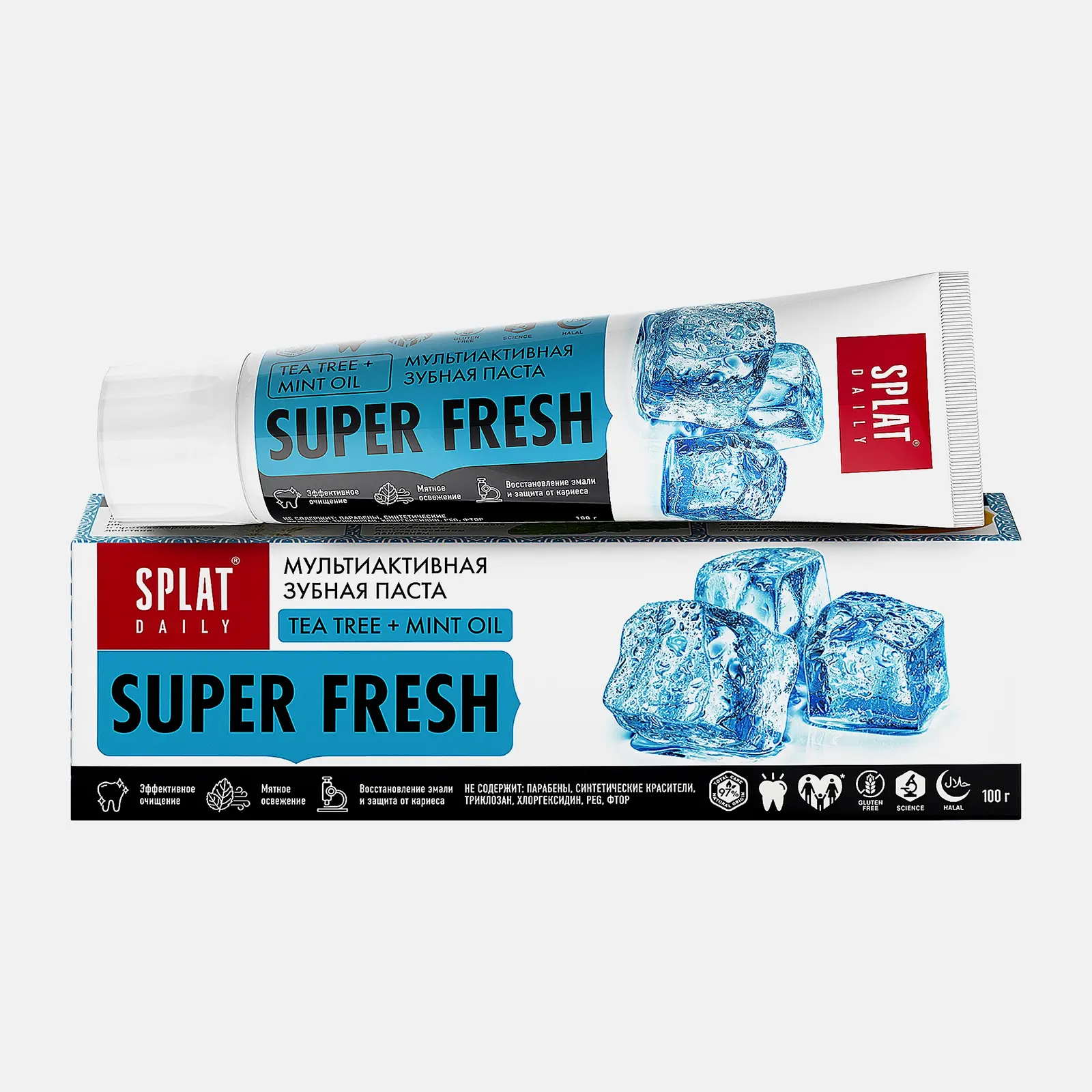 Изображение товара Зубная паста Splat Daily Super Fresh 100г с натуральными маслами