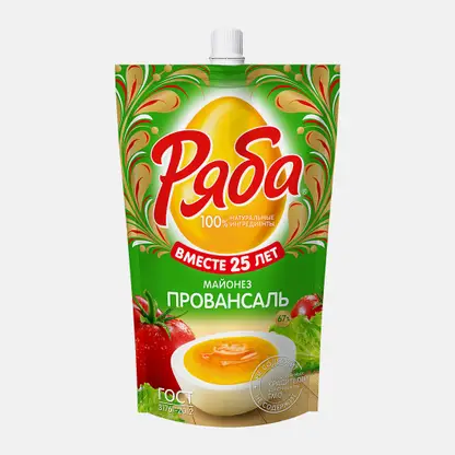 Майонез Ряба Провансаль 67% 350г