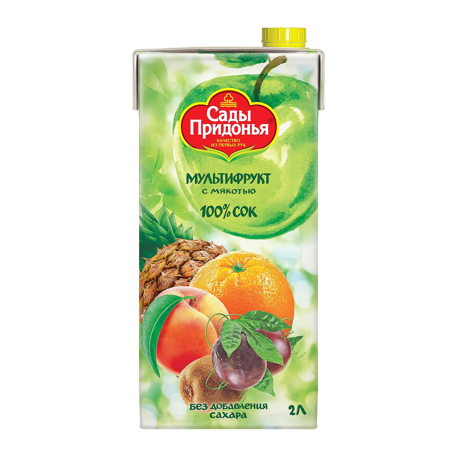 Изображение товара Мультифруктовый сок Сады Придонья 2л натуральный без добавления сахара