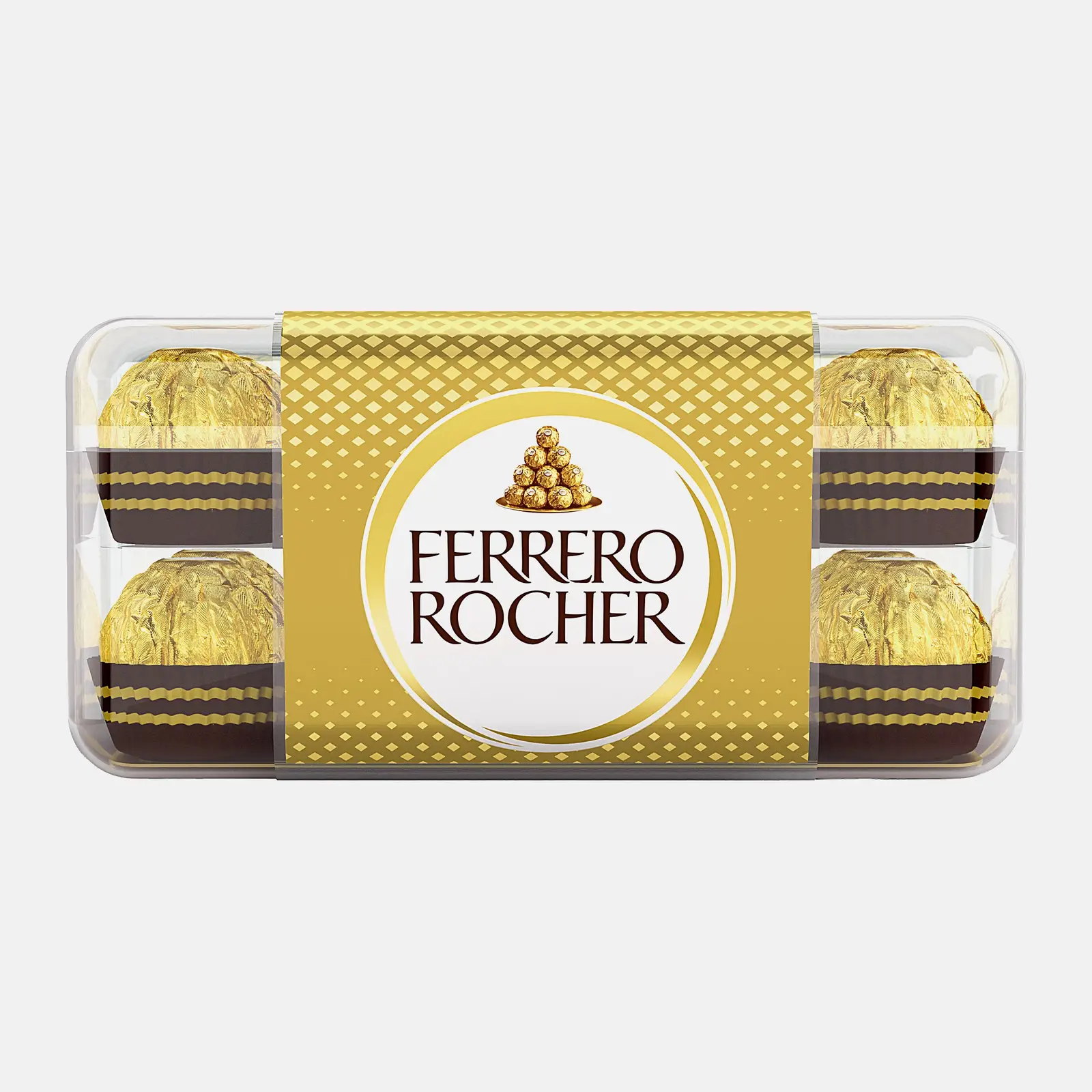 Конфеты Ferrero Rocher из молочного шоколада с начинкой из крема и лесного ореха 200г
