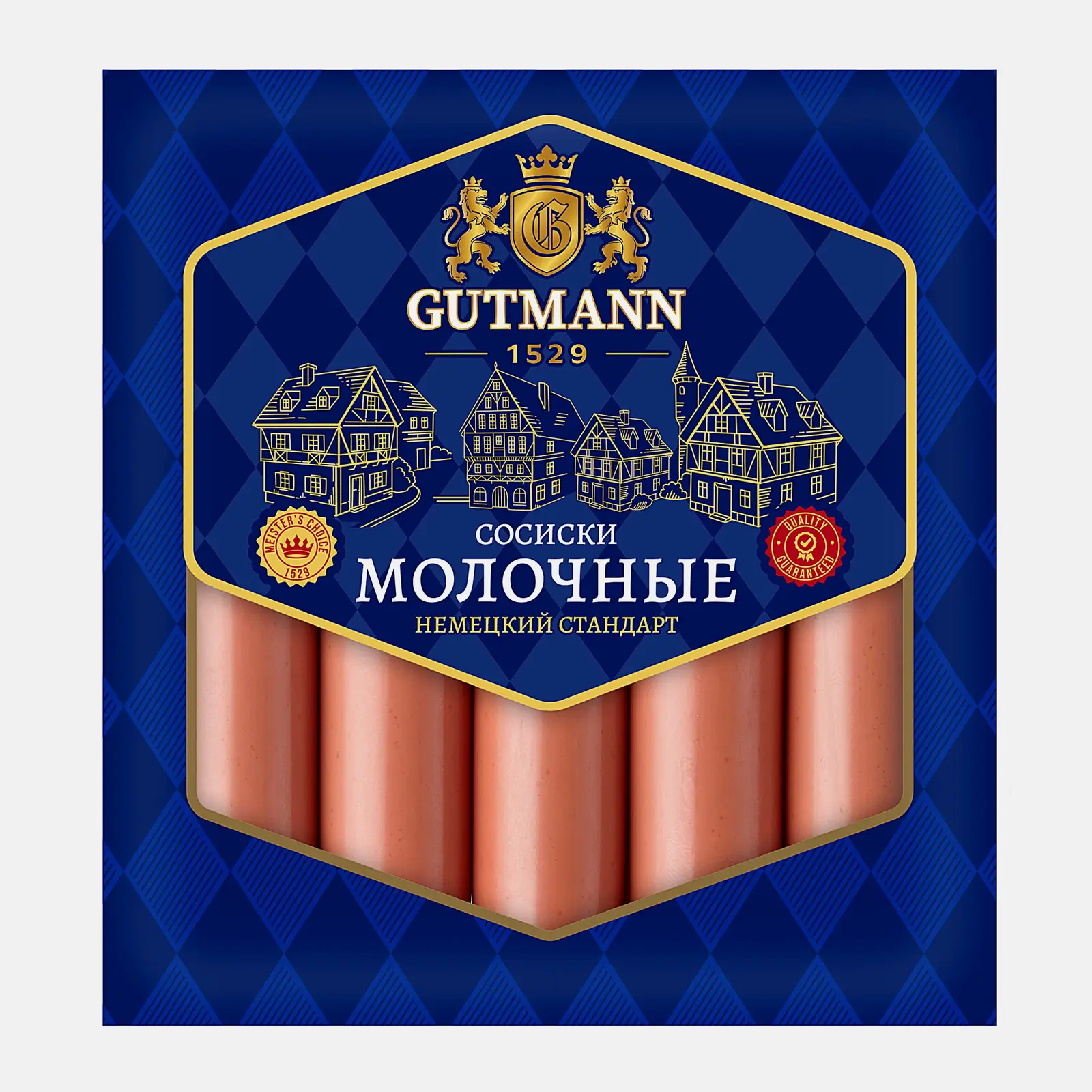 Сосиски Молочные Gutmann 500г Сосиски Молочные Gutmann 500г