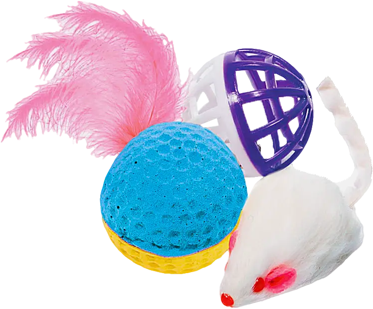 Набор игрушек Triol для кошек в ассортименте