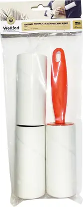Изображение товара Липкий ролик Wellfort + 2 насадки 50 листов в ассортименте