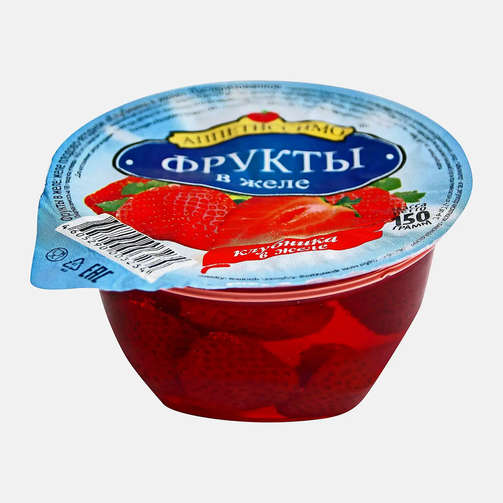 Желе с вишней/персиком/клубникой Аппетиссимо 150г в ассортименте