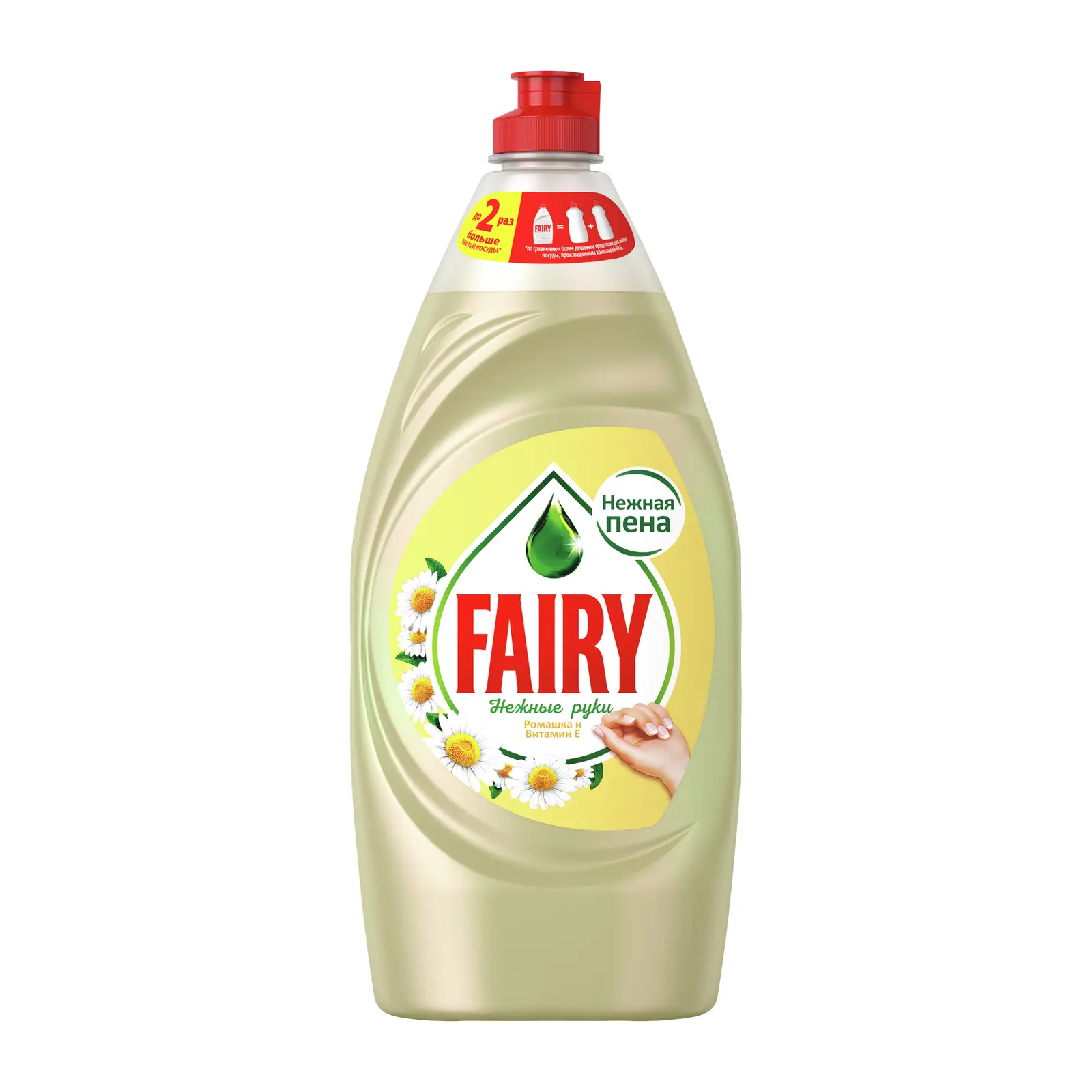 Средство для мытья посуды Fairy Нежные руки Ромашка и витамин E 900мл