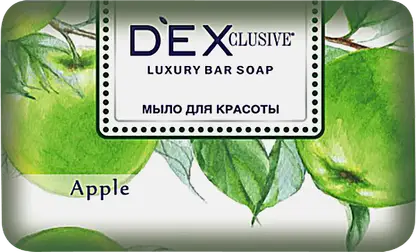 Мыло твердое Dexclusive для красоты Apple для рук + тела 150г
