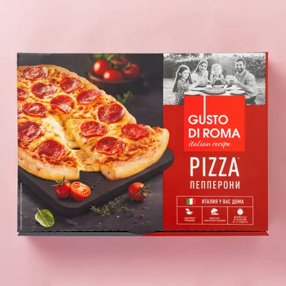Изображение товара Пицца Gusto Di Roma Римская Пепперони 400г Изображение товара Пицца Gusto Di Roma Римская Пепперони 400г