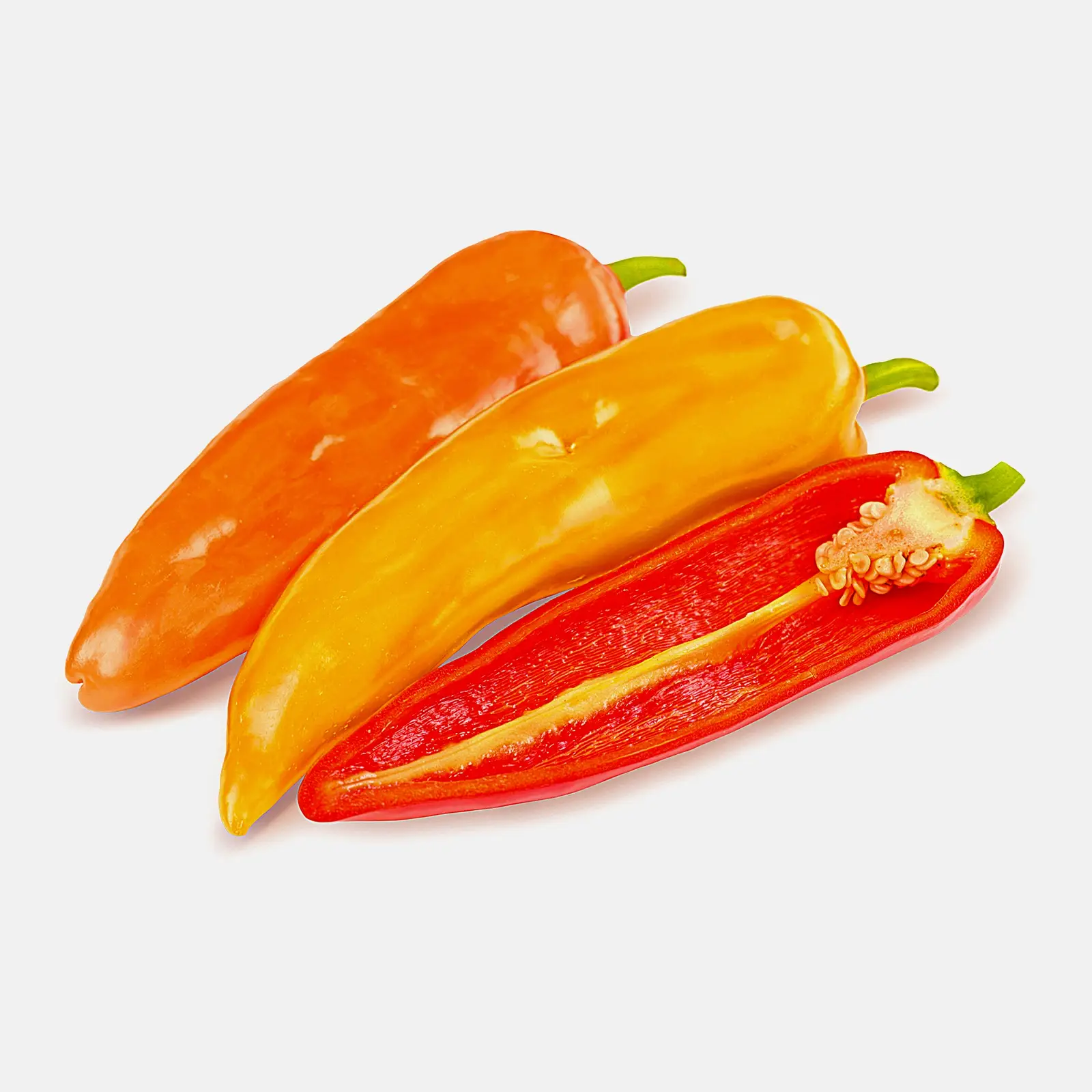 Изображение товара Фасованный сладкий перец Палермо 0.2 кг свежий