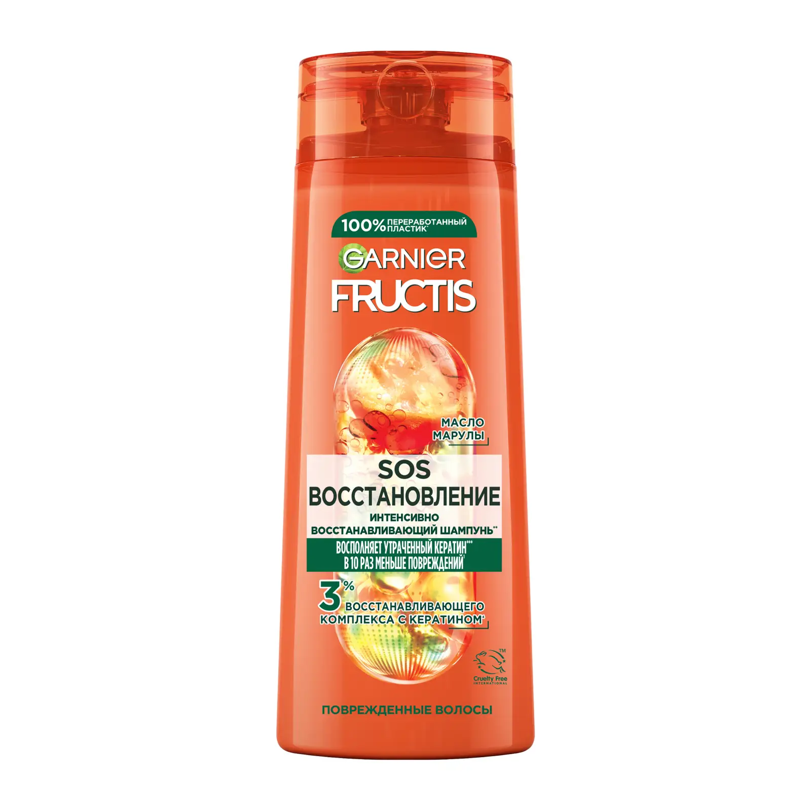 Изображение товара Шампунь для поврежденных волос Garnier Fructis SOS Восстановление укрепляющий 400мл