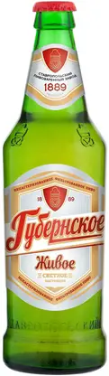 Пиво Губернское Живое светлое фильтрованное непастеризованное 4% 500мл