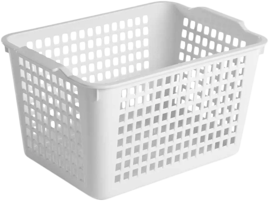Изображение товара Универсальная прямоугольная корзинка для хранения 27.5х18х14.3см Бытпласт