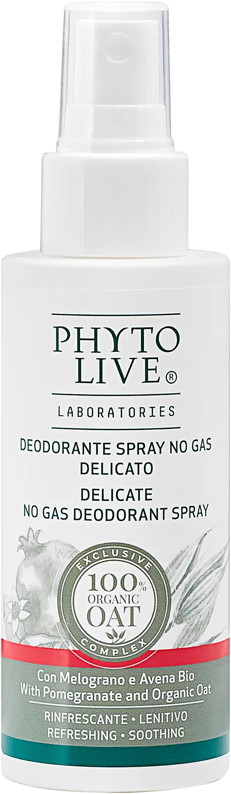 Дезодорант-спрей Phyto Live деликатный с гранатом и органическим овсом 75мл