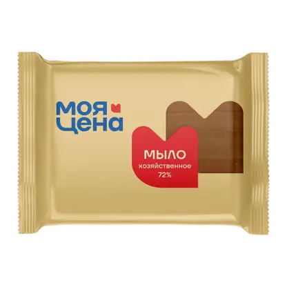 Изображение товара Мыло Моя цена хозяйственное 72% 150г