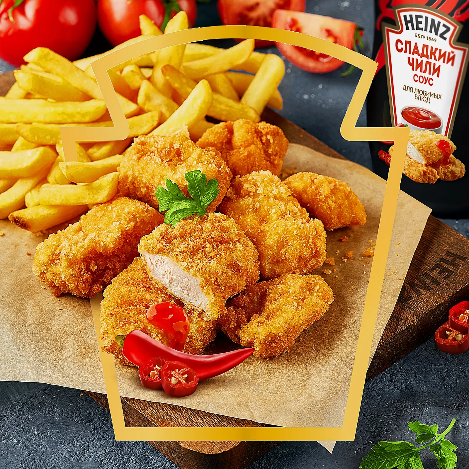 Соус Сладкий чили Heinz 200г