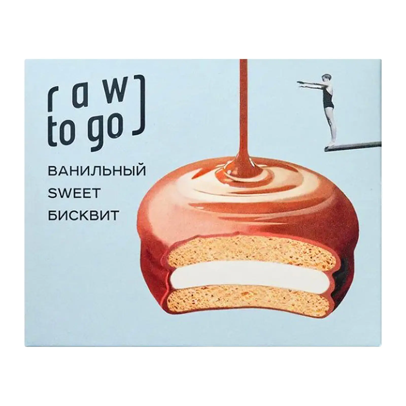 Изображение товара Бисквит с ванильным суфле Raw To Go Sweet 55 г