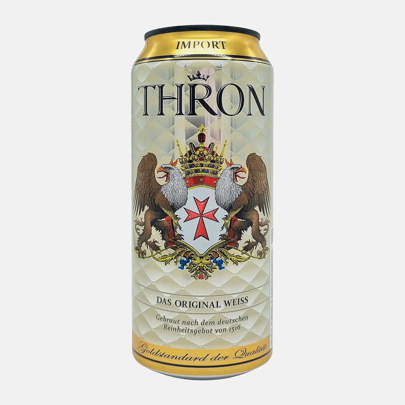 Пивной напиток Das Original Weiss светлый нефильтрованный Thron 500мл
