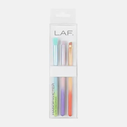 Набор кистей для макияжа LAF Perfect eye 3шт