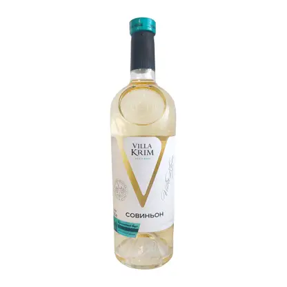 Вино белое сухое Совиньон Villa Krim 12% 750мл