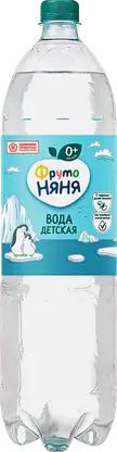 Вода Фрутоняня детская негазированная 1.5л