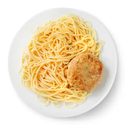 Изображение товара Котлета из индейки с макаронами 270г