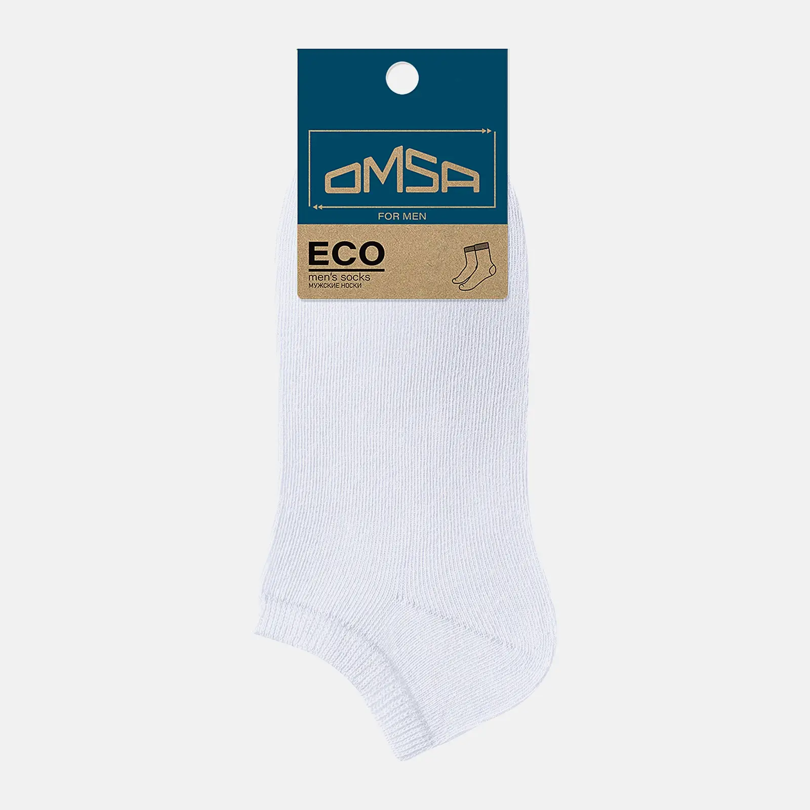Набор мужских носков р.39-41 супер-укороченные Omsa Eco 404 3шт в ассортименте Набор мужских носков р.39-41 супер-укороченные Omsa Eco 404 3шт в ассортименте