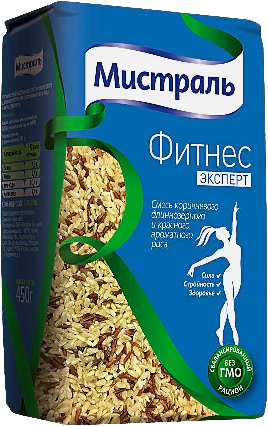 Рис Мистраль Фитнес Эксперт 450г