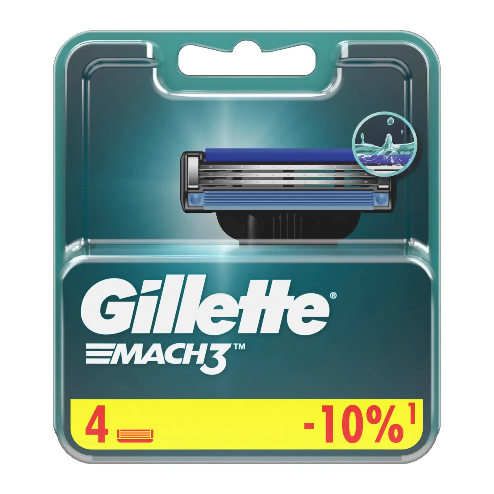 Кассеты для бритья Gillette Mach3 4шт