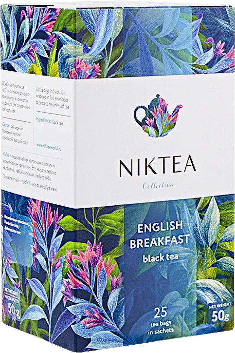 Изображение товара Чай черный Niktea English Breakfast 25 пакетов