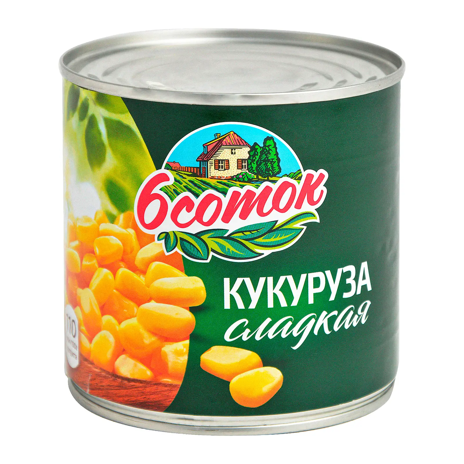 Изображение товара Кукуруза 6 соток сладкая 340г