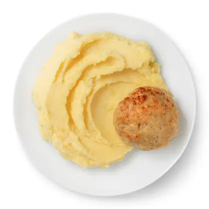Изображение товара Котлета из индейки с картофельным пюре 270г