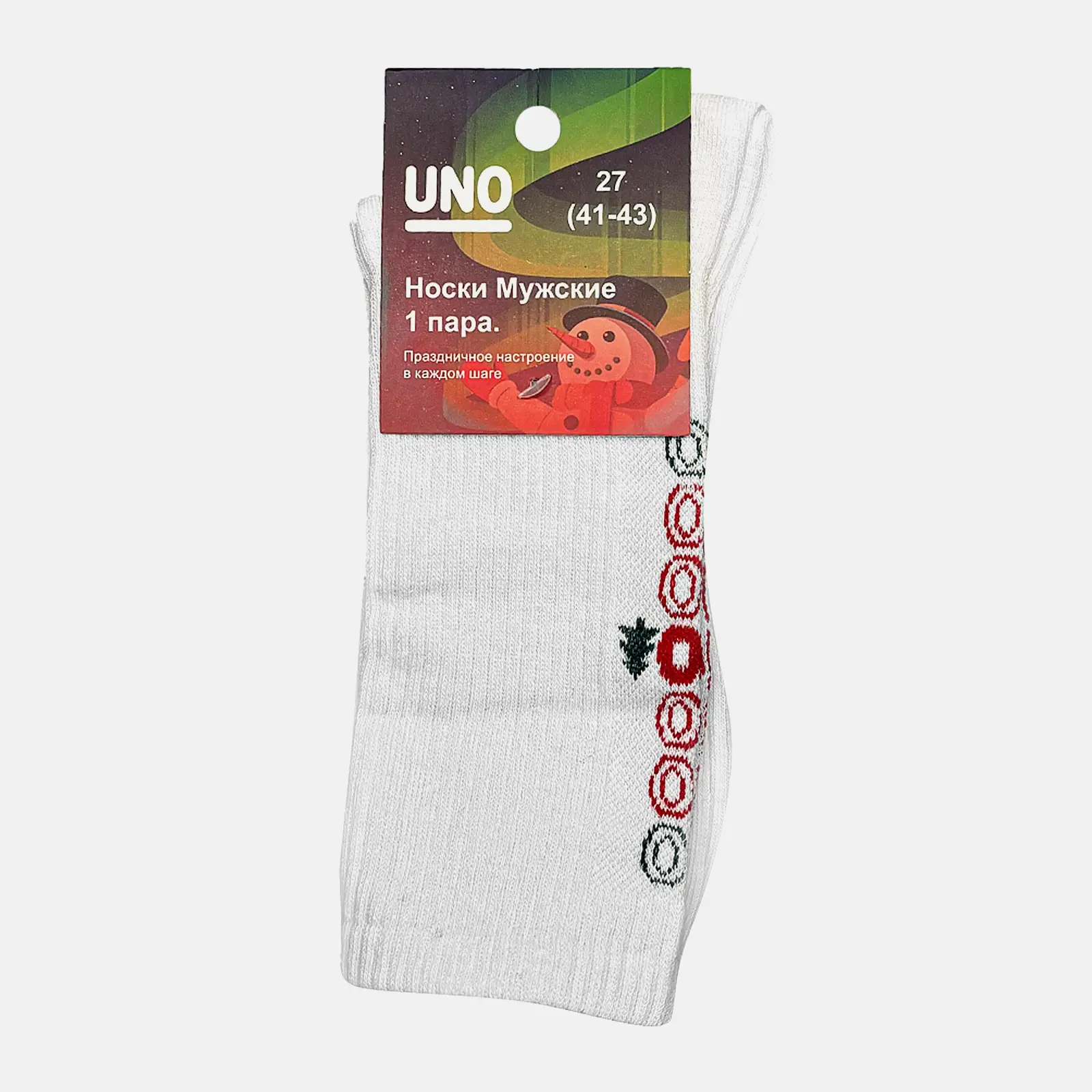 Мужские носки с рисунком р.25 Uno Jack